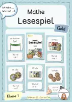 Vorschau - Spiele - Lesespiel Mathe - Geld (Klasse 1) - Deckblatt