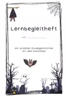 Vorschau - Arbeitsblätter - Deckblatt Lernbegleitheft (Gruselgeschichten mit dem Kamishibai erzählen) - Deckblatt