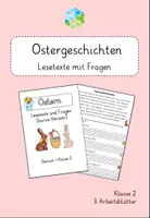 Vorschau - Arbeitsblätter - Lesetexte Ostern (Klasse 2/3) - Deckblatt