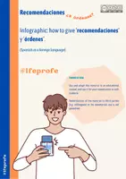 Vorschau - Unterrichtsreihen - ❗¿Recomendaciones u órdenes? - Infografik auf Spanisch - Deckblatt