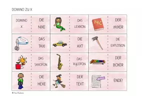 Vorschau - Spiele - Domino zum besonderen Buchstaben Xx - Seite 3