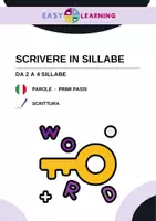 anteprima - Esercizi - Impara a Scrivere con le Sillabe / Italiano - Pagina di copertina