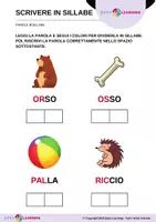 anteprima - Esercizi - Impara a Scrivere con le Sillabe / Italiano - Pagina 2