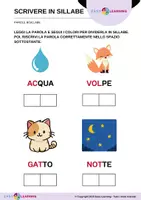 anteprima - Esercizi - Impara a Scrivere con le Sillabe / Italiano - Pagina 3