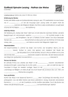 Vorschau - Arbeitsblätter - G.E. Lessing - Nathan der Weise - Lückentexte und Quiz - Seite 1