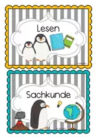Vorschau - Präsentationen/Tafelbilder - Tagestransparenz Pinguinklasse | Pinguin Tafelmaterial - Seite 3
