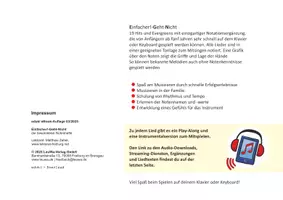 Vorschau - Arbeitsblätter - 19 Hits und Evergreens für Klavier und Keyboard | Noten und Audio-Tracks - Seite 1
