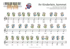 Vorschau - Arbeitsblätter - 24 Weihnachtslieder für Klavier und Keyboard | Noten und Audio-Tracks - Seite 2