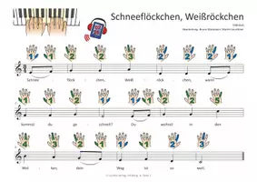 Vorschau - Arbeitsblätter - 24 Weihnachtslieder für Klavier und Keyboard | Noten und Audio-Tracks - Seite 3