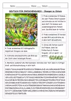 Vorschau - Arbeitsblätter - Wimmelbild Ostern - Wortarten, Schreiben zu einem Bild, Rechtschreibung - DEUTSCH FÜR ZWISCHENDURCH - Seite 1