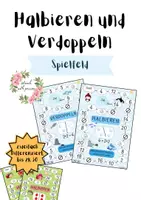 Vorschau - Spiele - Halbieren und Verdoppeln Spielfeld - zweifach differenziert ZR 20-30 - Deckblatt