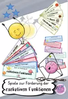 Vorschau - Aufgabenkarten - Übungsfächer / Spiele zur Förderung der exekutive Funktionen - Deckblatt