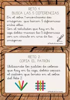 Vista previa - Tarjetas / Manipulativos - Caja de retos visuales - desarrollo visual - página 2