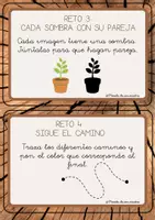 Vista previa - Tarjetas / Manipulativos - Caja de retos visuales - desarrollo visual - página 3