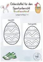 Vorschau - Spiele - Ostern - Staffellauf für den Sportunterricht (Kl. 1-4) - Deckblatt