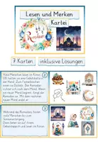 Vorschau - Fördermaterial/Inklusion - Ramadan Lesen und Merken - Kartei 2. Klasse - Deckblatt