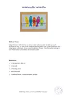 Vorschau - Mal- und Bastelvorlagen - Kunst Grundschule, Bunte Vögel malen - Seite 3
