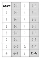 Vorschau - Spiele - Domino ((un-)gleichnamige Brüche addieren) - Seite 3