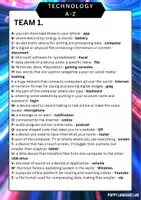 Vorschau - Spiele - A-Z Game- Technology Vocabulary for A2-B1 levels - Seite 2