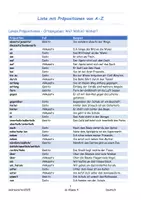 Vorschau - Fördermaterial/Inklusion - Präpositionen von A_Z ab der 4. Klasse für alle Schulstufen - Deckblatt