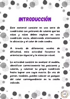 Vista previa - Hojas de trabajo - Cuadrículas de colores - orientación espacial - página 1