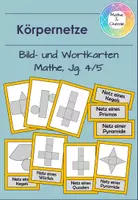 Vorschau - Fördermaterial/Inklusion - Körpernetze - Bild- und Wortkarten - Deckblatt