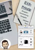 Vorschau - Unterrichtsreihen - EDV/Informatik/Word: EVA-Prinzip (Eingabe - Verarbeitung - Ausgabe) und Sicherungsspiel Informatik - Deckblatt