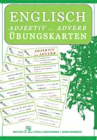 Vorschau - Aufgabenkarten - Englisch: Adjektive oder Adverbien - Übungskarten - Deckblatt