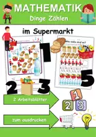 Vorschau - Lehrpläne/Lehrermaterial - im Supermarkt Zählen/Mathematik - Klasse 1 und 2 - Deckblatt
