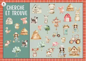 Aperçu - Jeux - 4x Cherche et Trouve sur le thème de LA FERME - Page 2