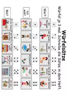 Vorschau - Spiele - Würfelsätze / Würfelspiel im Supermarkt - Deutsch/DaF/DaZ - Wortspiel - Seite 1