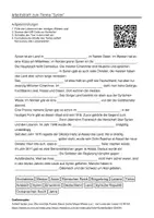 Vorschau - Arbeitsblätter - Arbeitsblätter zum Thema "Syrien" + Lösung & MP3 + Mindmap + Infografik - Deckblatt