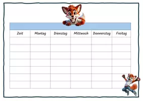 Vorschau - Anderer Materialtyp - Stundenplan Fuchsklasse - Seite 2