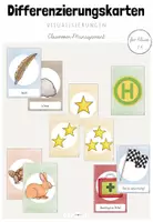 Vorschau - Poster - Classroom-Management: Karten zur Differenzierung (Kl. 1-4) - Deckblatt