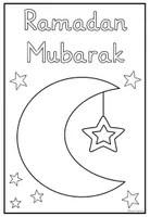 Vorschau - Arbeitsblätter - Ramadan Mubarak / Ramadan Kareem Ausmalbilder für Kinder - Seite 3