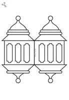 Vorschau - Mal- und Bastelvorlagen - Ramadan Laterne basteln / Schreibanlass Klasse 1 bis 6 - Seite 3