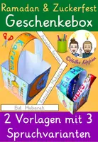 Vorschau - Arbeitsblätter - Ramadan und Zuckerfest (Eid al-Fitr) / Geschenkebox basteln - Deckblatt
