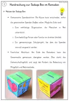 Vorschau - Mal- und Bastelvorlagen - Ramadan Sadaqa Box / Wohltätigkeitsbox basteln mit Kindern - Seite 3