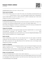 Vorschau - Arbeitsblätter - Kareem Abdul-Jabbar (Lückentext, Erklärvideo, Übungen) - Deckblatt