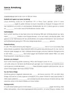 Vorschau - Arbeitsblätter - Lance Armstrong (Lückentext, Erklärvideo, Übungen) - Deckblatt