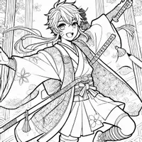 Aperçu - Matériel pour travaux manuels / dessin - Cosplay coloriages (50 modèles à colorier) - Page 2