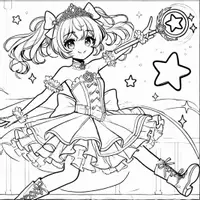 Aperçu - Matériel pour travaux manuels / dessin - Cosplay coloriages (50 modèles à colorier) - Page 3