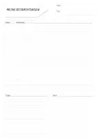 Vorschau - Lehrpläne/Lehrermaterial - Beobachtungen im Unterricht - Übersicht - Seite 1