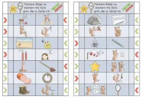 Vorschau - Unterrichtsreihen - Wörter mit St und Sp - Seite 2