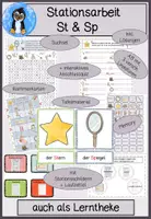 Vorschau - Unterrichtsreihen - Wörter mit St und Sp - Deckblatt