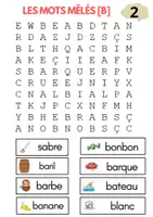 Aperçu - Apprentissages en autonomie - Les mots mêlés mélangés PERIODE 3 - Page 3
