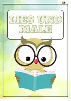 Vorschau - Arbeitsblätter - Lies und male! - Deckblatt