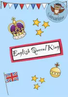 Vorschau - Bildkarten - English Queen/King - Deckblatt