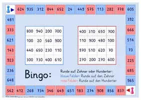 Vorschau - Spiele - Bingos - Runden in verschiedenen Zahlenräumen - Seite 1