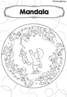 Vorschau - Arbeitsblätter - Frühling | Mandalas | Ausmalbilder | Kunst - Seite 3